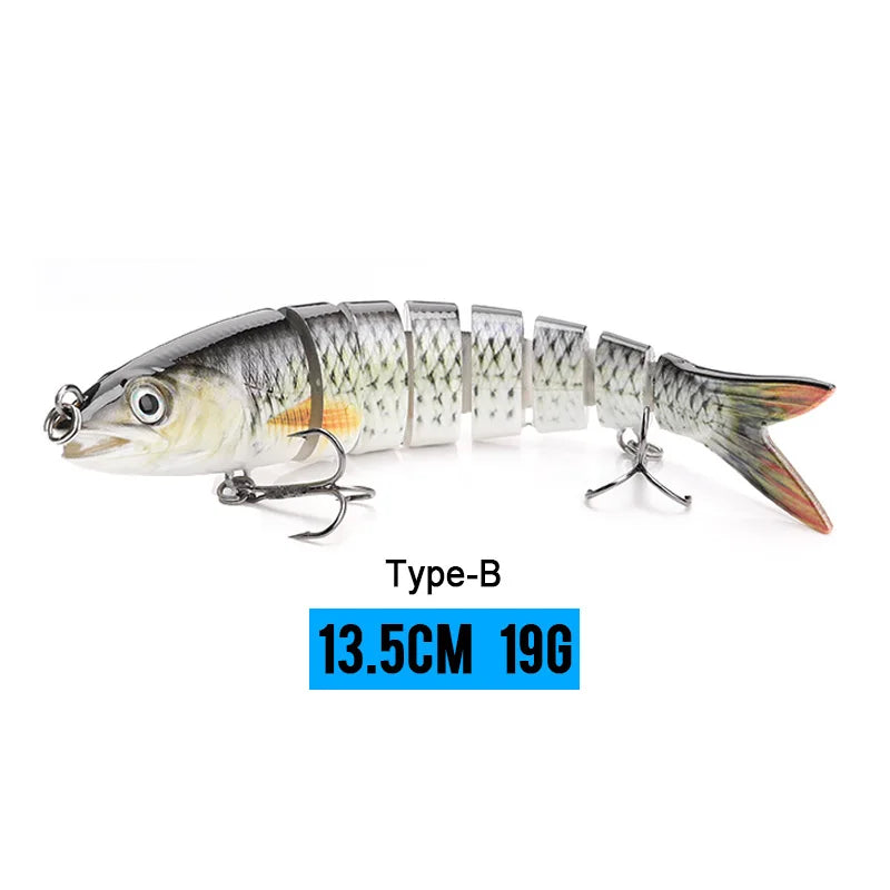 VTAVTA Sinking Jointed Crankbait 8-Segment Swimbait