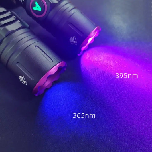 15W High Power UV 395/365nm USB Rechargeable Flashlight