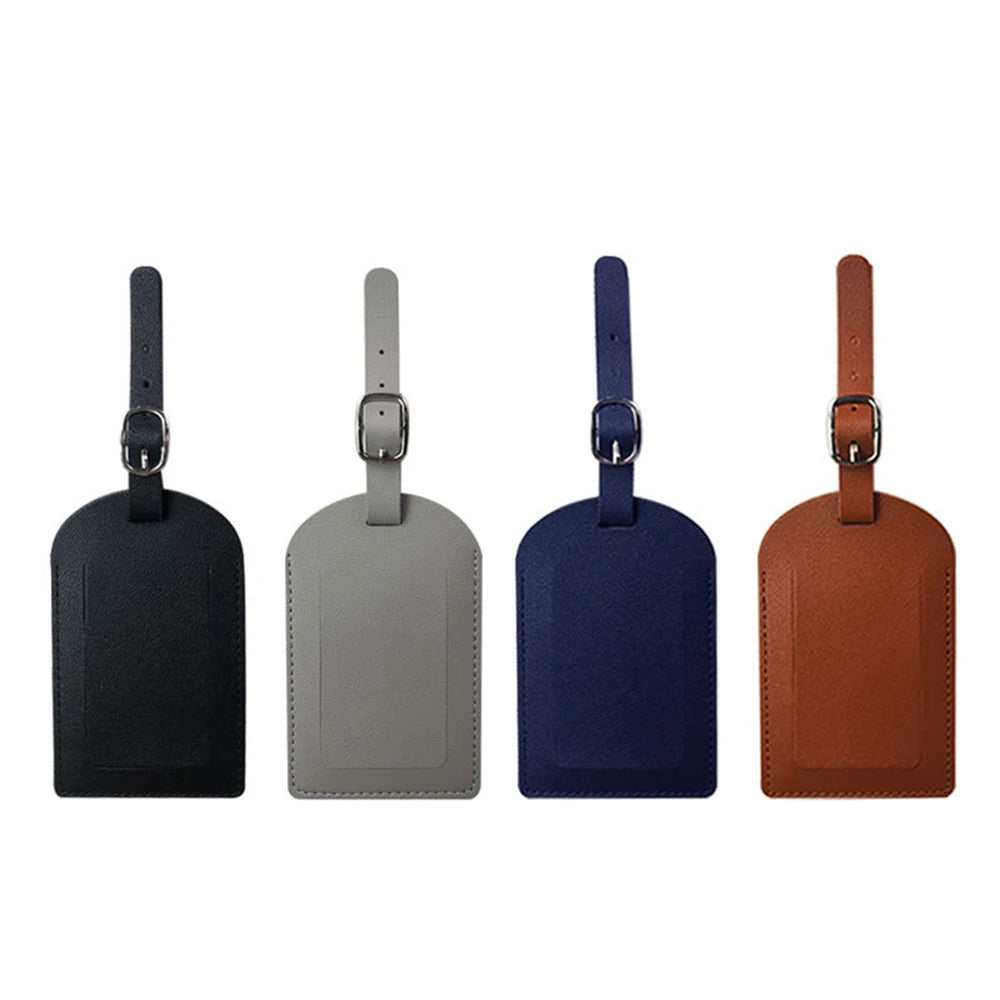 Custom Initials Luggage Tag – PU Travel Accessory