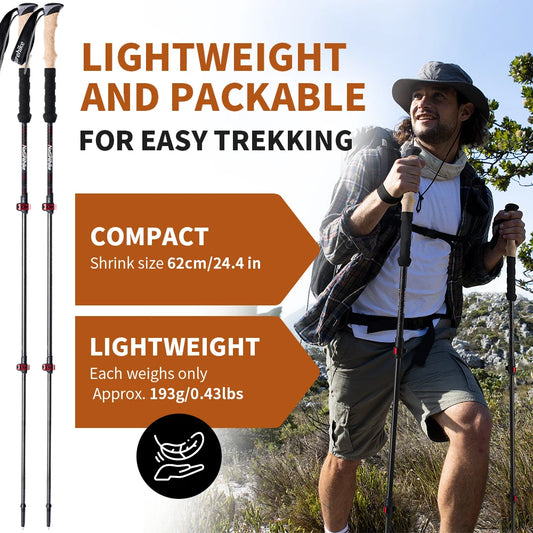 Naturehike Trekking Poles (2pcs) Walking Stick