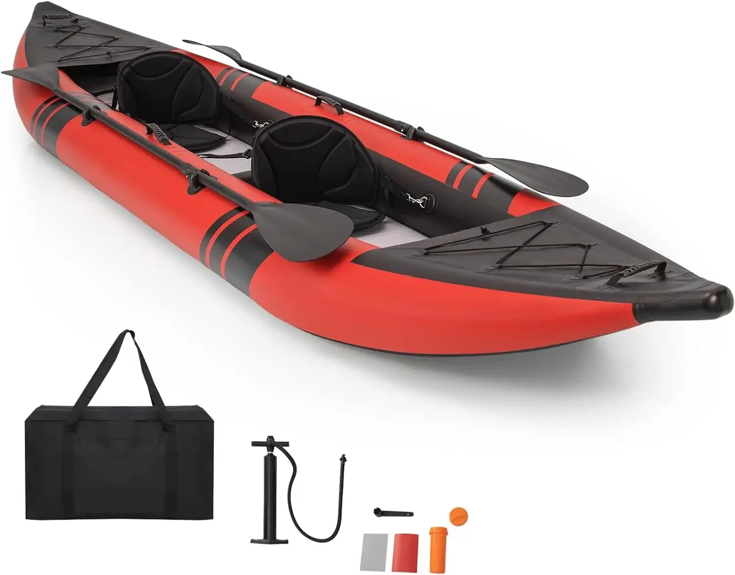 12.5Ft 507lbs Tandem Inflatable Kayak