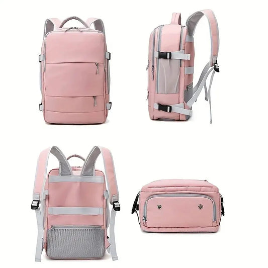 Large-Capacity Multifunction Travel Backpack with Shoe Storage