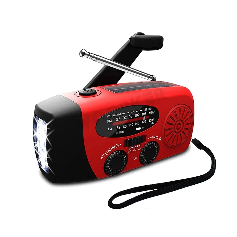 Woopker Radio E30 Emergency Solar Hand Crank AM/FM/NOAA Radio