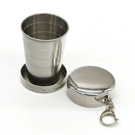 Portable Stainless Steel Telescopic Camping Cup