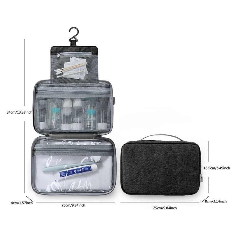 Travel Waterproof Hanging Toiletry Bag