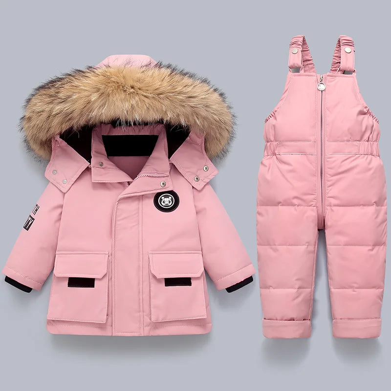 Children Down Suit Winter Warm Jacket