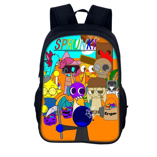 Sprunki Incredibox School Backpack – Stylish Student Bag & Christmas Gift