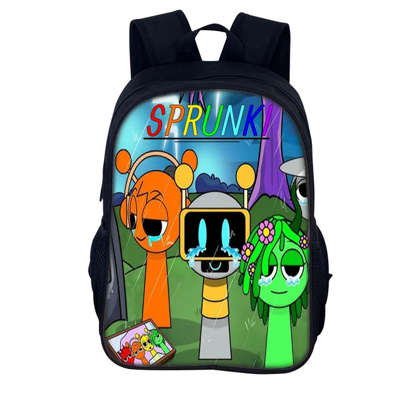 Sprunki Incredibox School Backpack – Stylish Student Bag & Christmas Gift