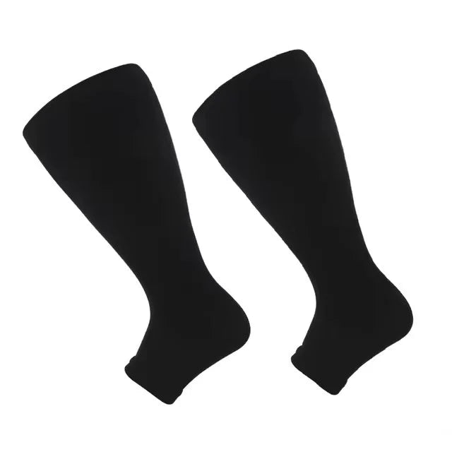 Premium Plus Size Compression Socks For Men Women Cycling Toeless Sport Socks Anti Fatigue Pain Relief Medical Nursing Stockings