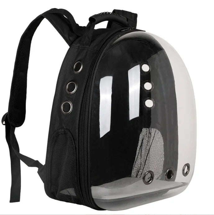 Transparent Space Capsule Pet Backpack – Portable & Breathable Cat Carrier