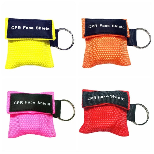 Keychain First Aid Emergency Face Shield Masks