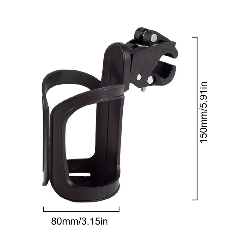 Multifunctional Bicycle & Stroller Water Bottle Holder – Handlebar Mount Cage