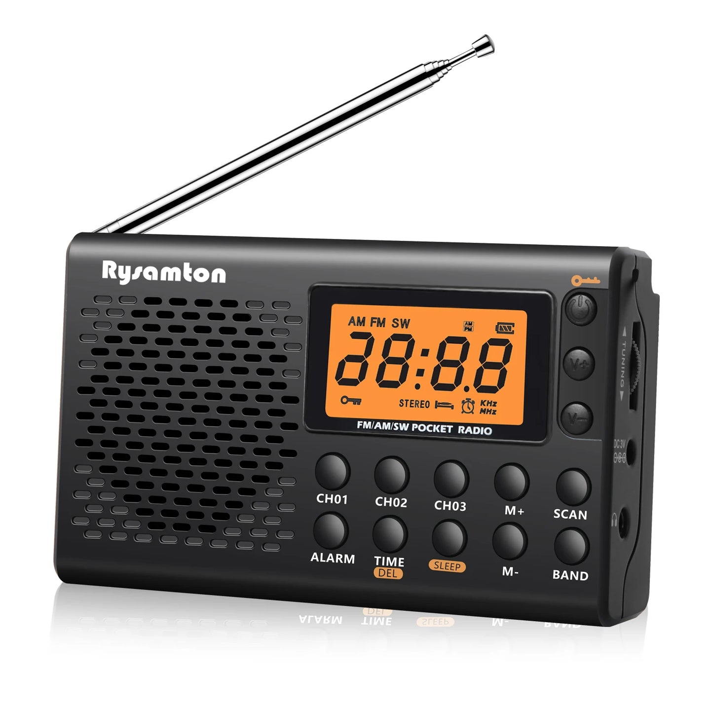Rysamton Portable AM/FM Shortwave Radio