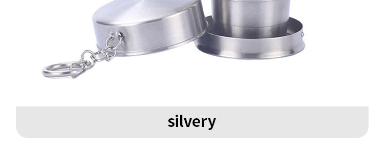 Portable Stainless Steel Telescopic Camping Cup