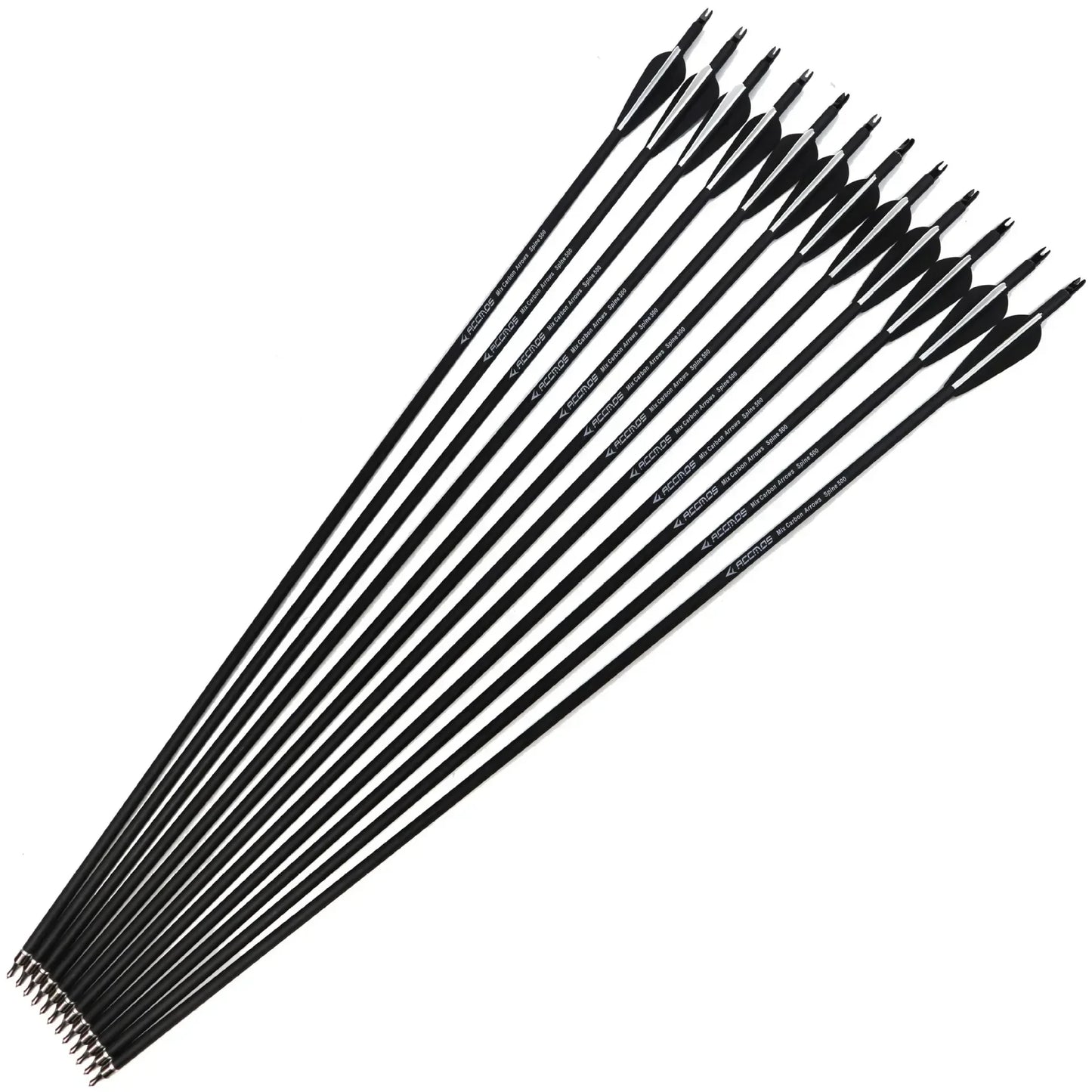 New Carbon Arrow 28"/30"/32" Archery Arrows Spine500