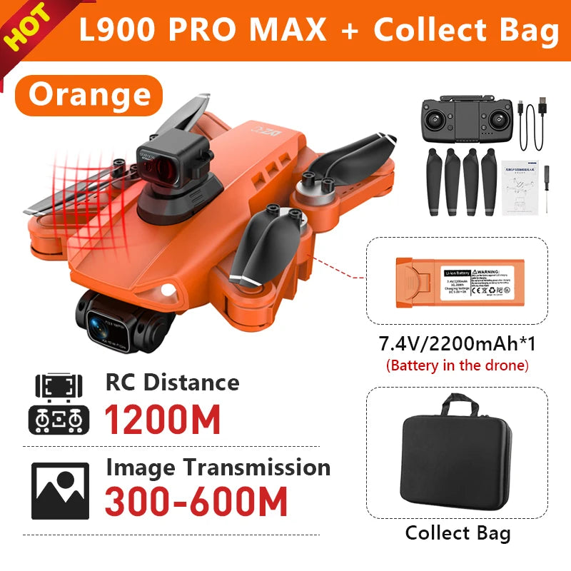 LYZRC L900 PRO MAX Drone 4K Professional HD Dual Camera
