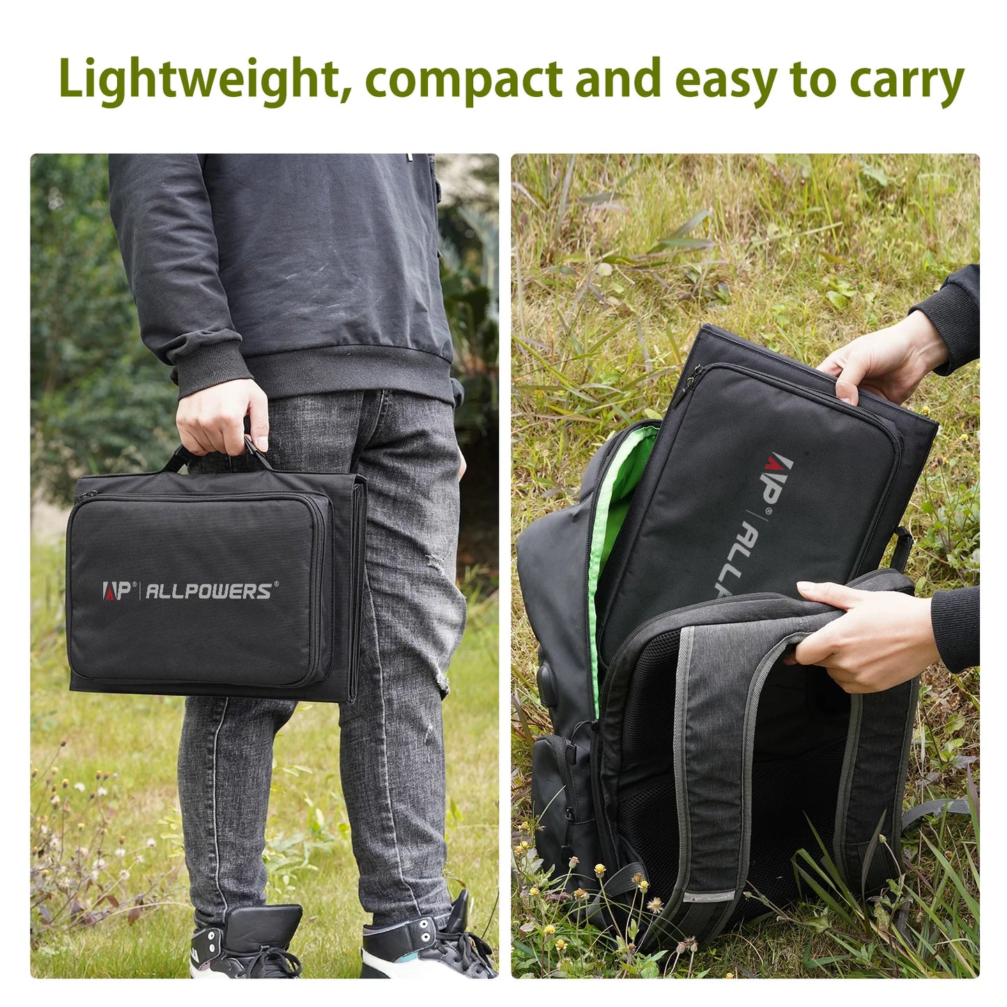 ALLPOWERS Solar Panel 60W Foldable Solar Charger