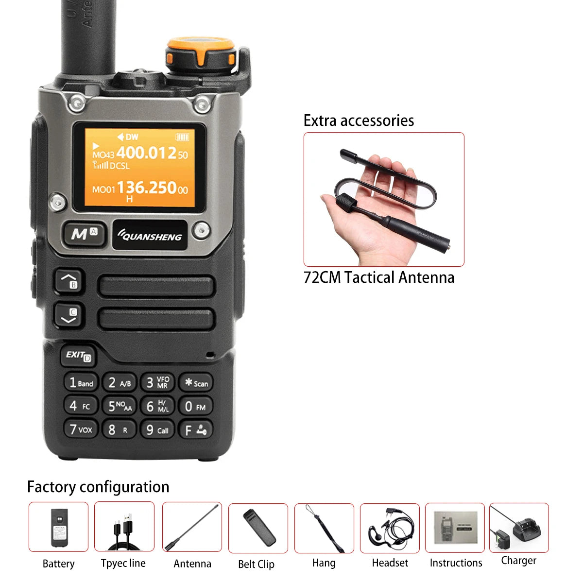 Quansheng UV-K6 Walkie Talkie