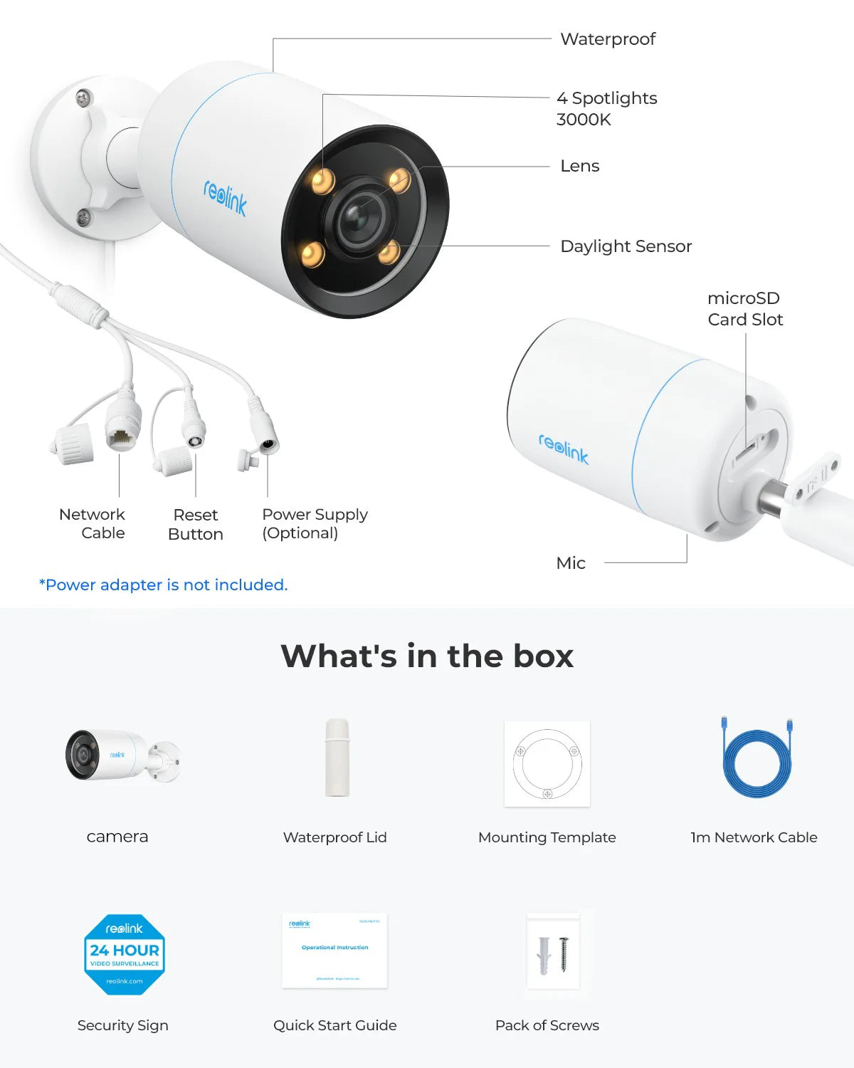 Reolink ColorX 4K PoE Outdoor Camera