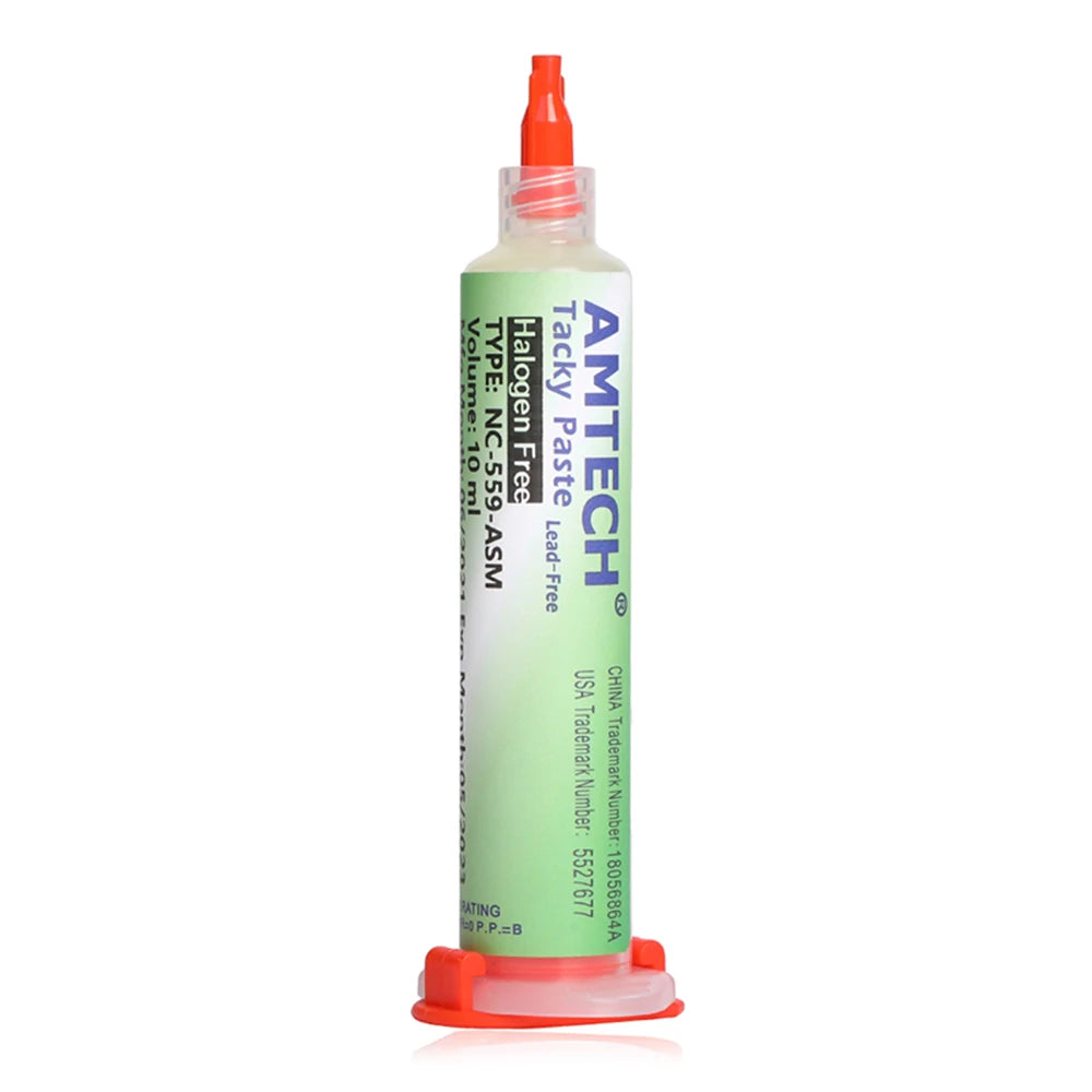 Original Amtech Nc 559 Flux Welding Flux 10ml Syringe Flux for Soldering and Soldering for Electronics Tools &BGA SMD PCB Repair