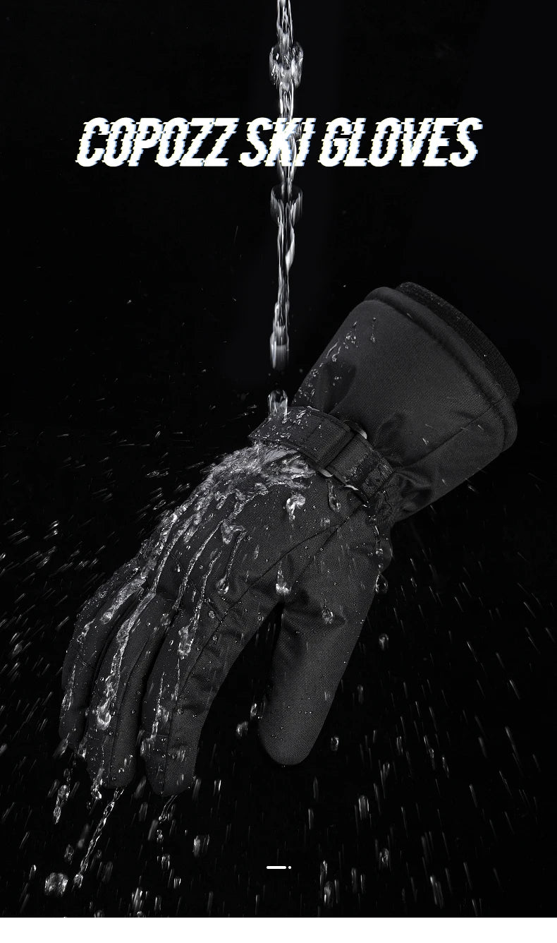 Copozz Waterproof Ski Gloves