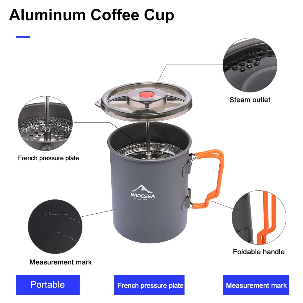 Widesea Camping Coffee Press Pot