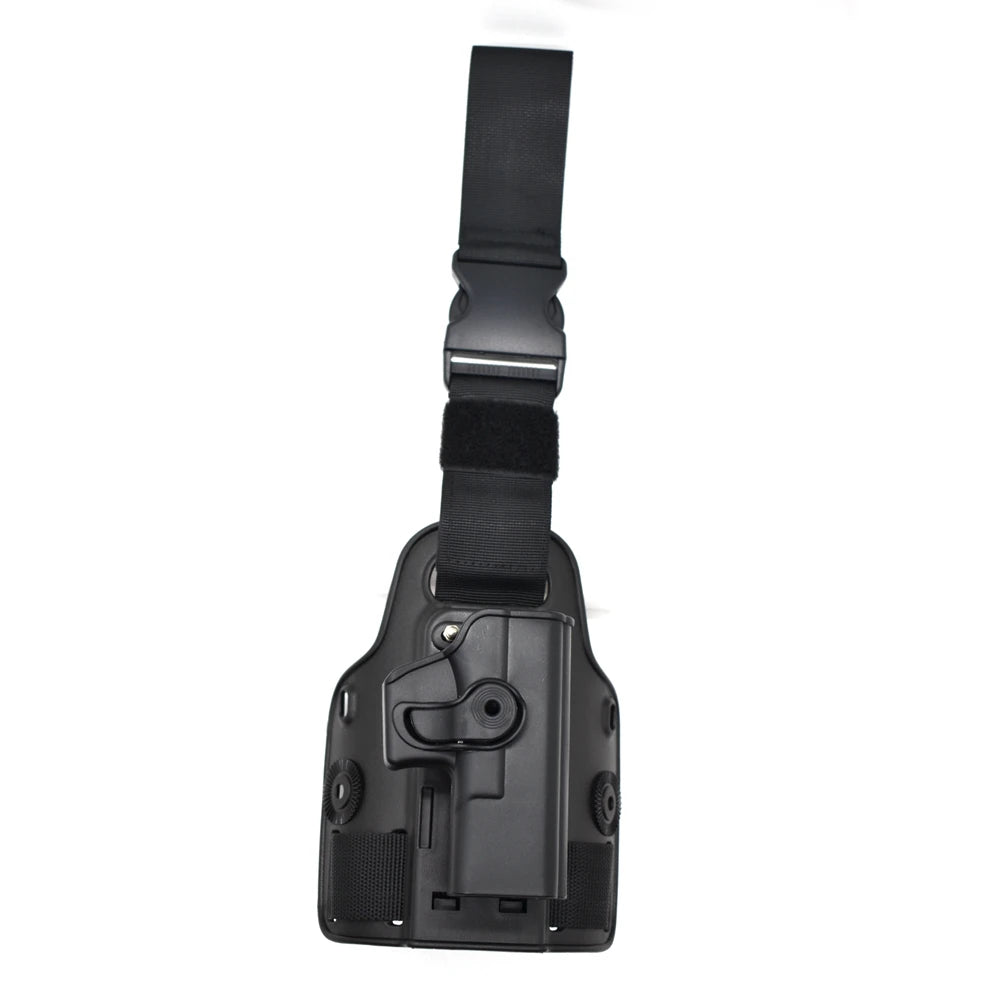 Tactical Drop Leg Pistol Holster for Glock, Colt, Beretta