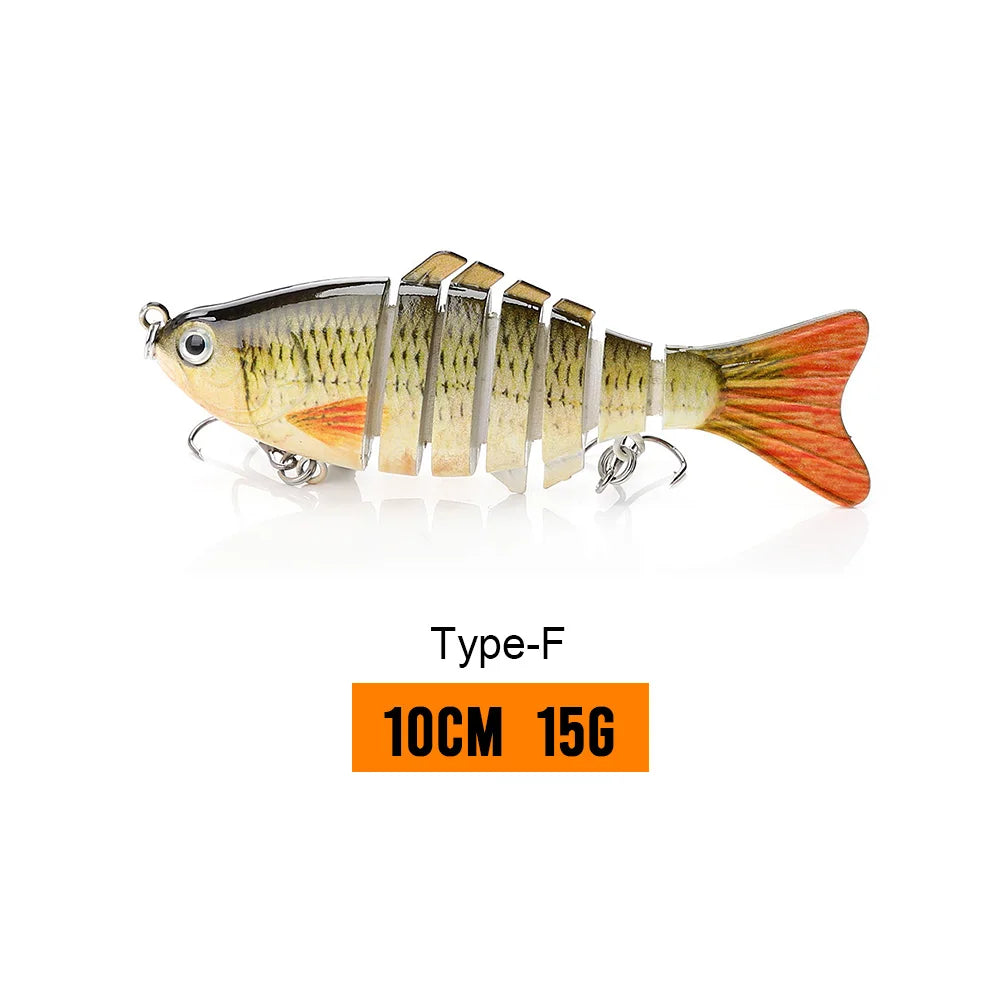 VTAVTA Sinking Jointed Crankbait 8-Segment Swimbait