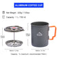Widesea Camping Coffee Press Pot