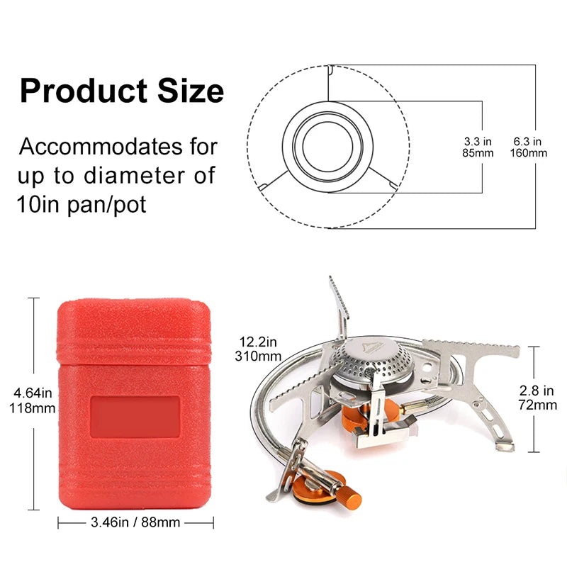 Widesea Camping Gas Stove – Outdoor Burner