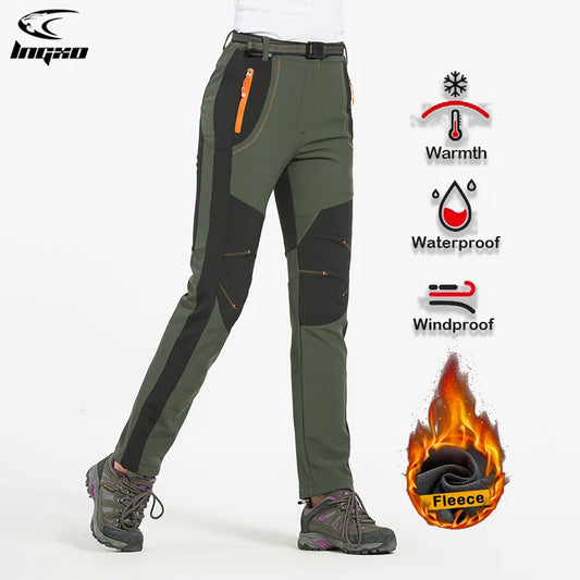 LNGXO Women’s Thick Warm Fleece Winter Pants