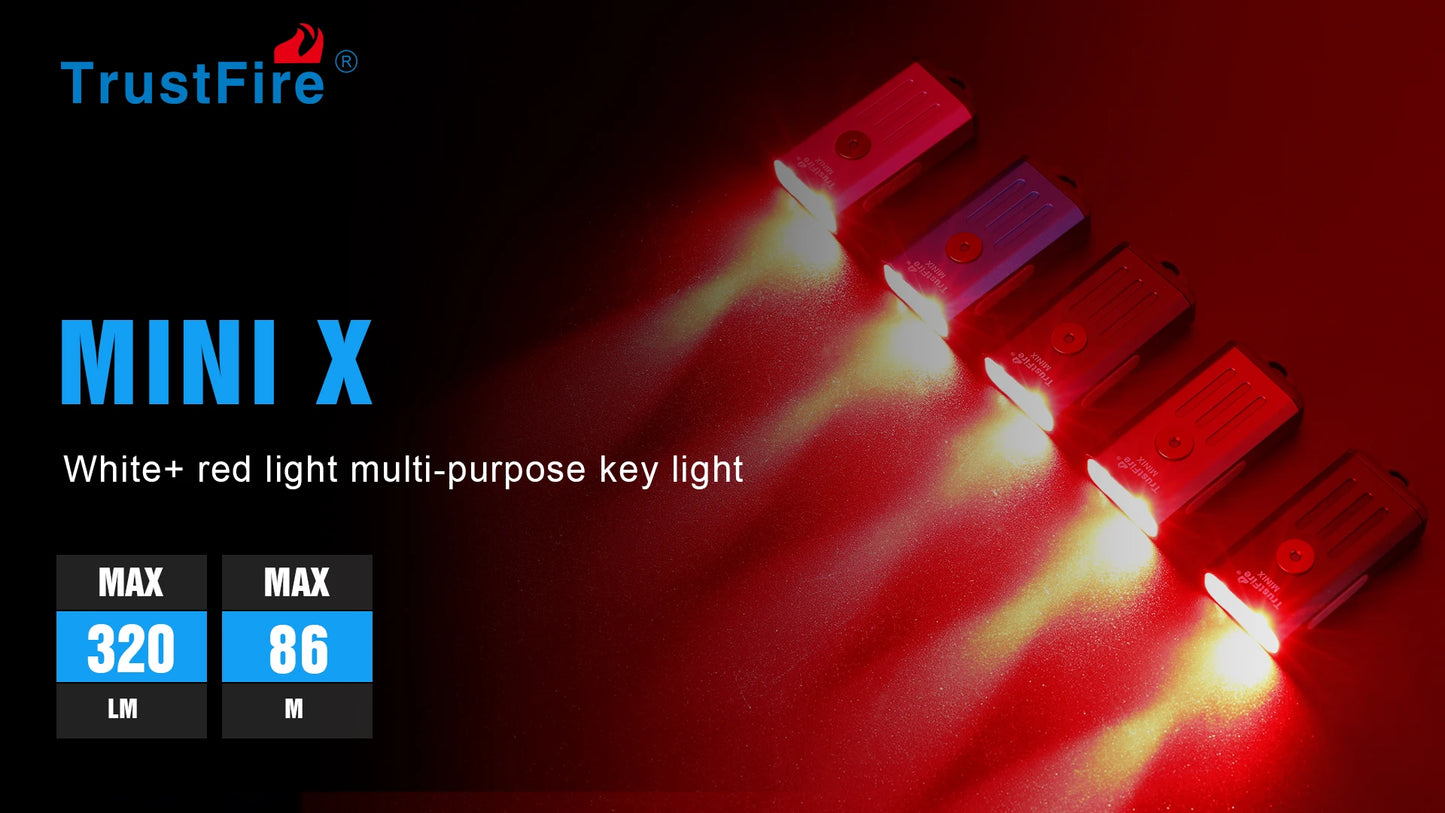 Trustfire Minix Mini EDC Flashlight Keychain