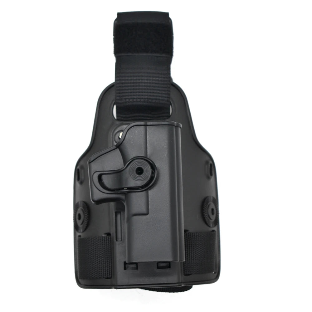 Tactical Drop Leg Pistol Holster for Glock, Colt, Beretta