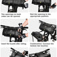 Rhinowalk Bike Bag Set – Waterproof Handlebar, Pannier & Saddle Bags for MTB & Road Bikes