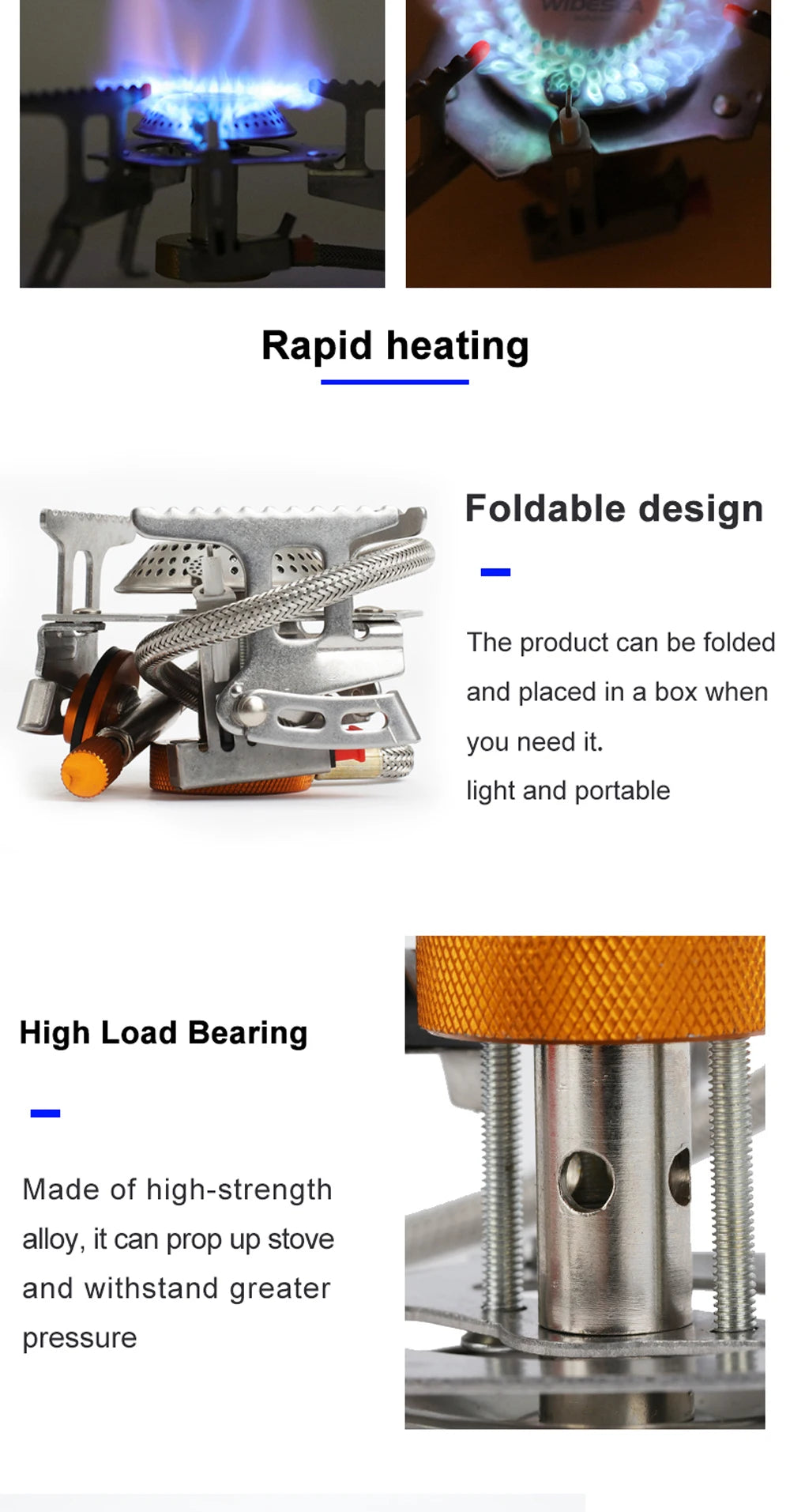 Widesea Camping Gas Stove – Outdoor Burner