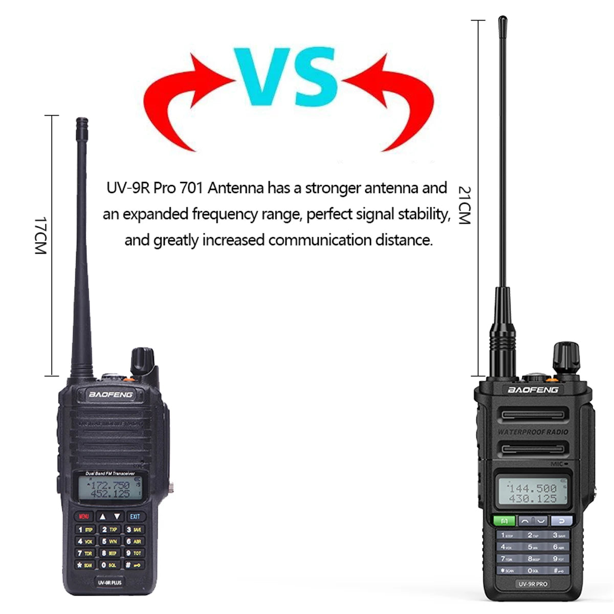 Baofeng UV-9R Pro Walkie Talkie