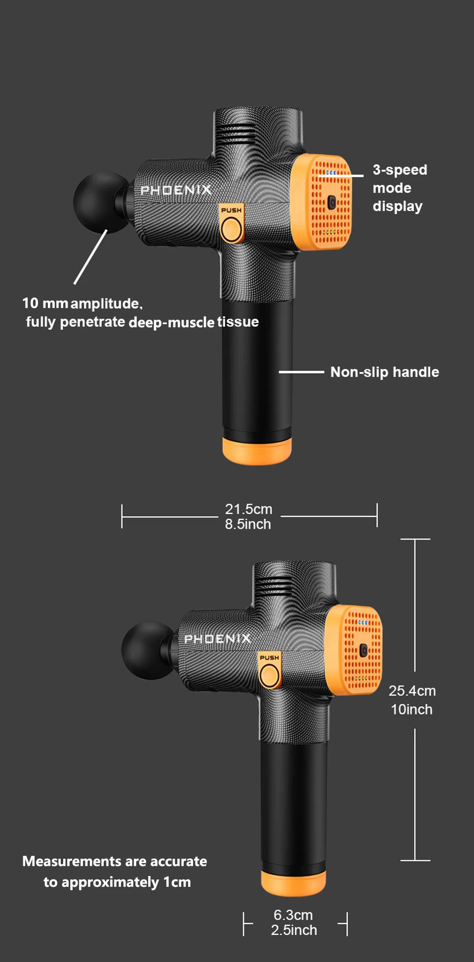 Phoenix A2 Massage Gun Muscle Relaxation Deep Tissue Massager