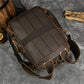 Newsbirds Men's Retro Leather Backpack – Luxury Travel & School Bag