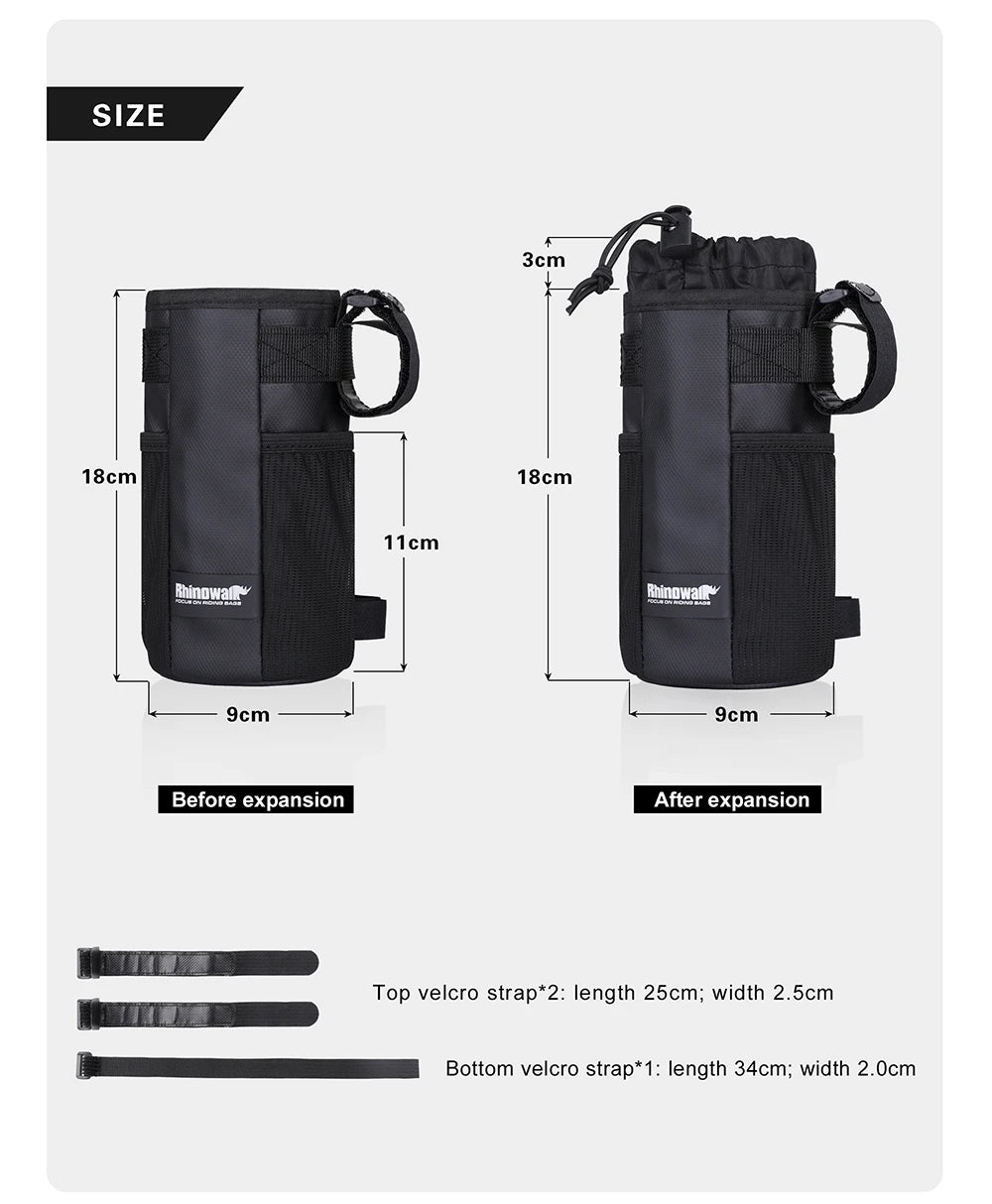Rhinowalk Bike Bag Set – Waterproof Handlebar, Pannier & Saddle Bags for MTB & Road Bikes