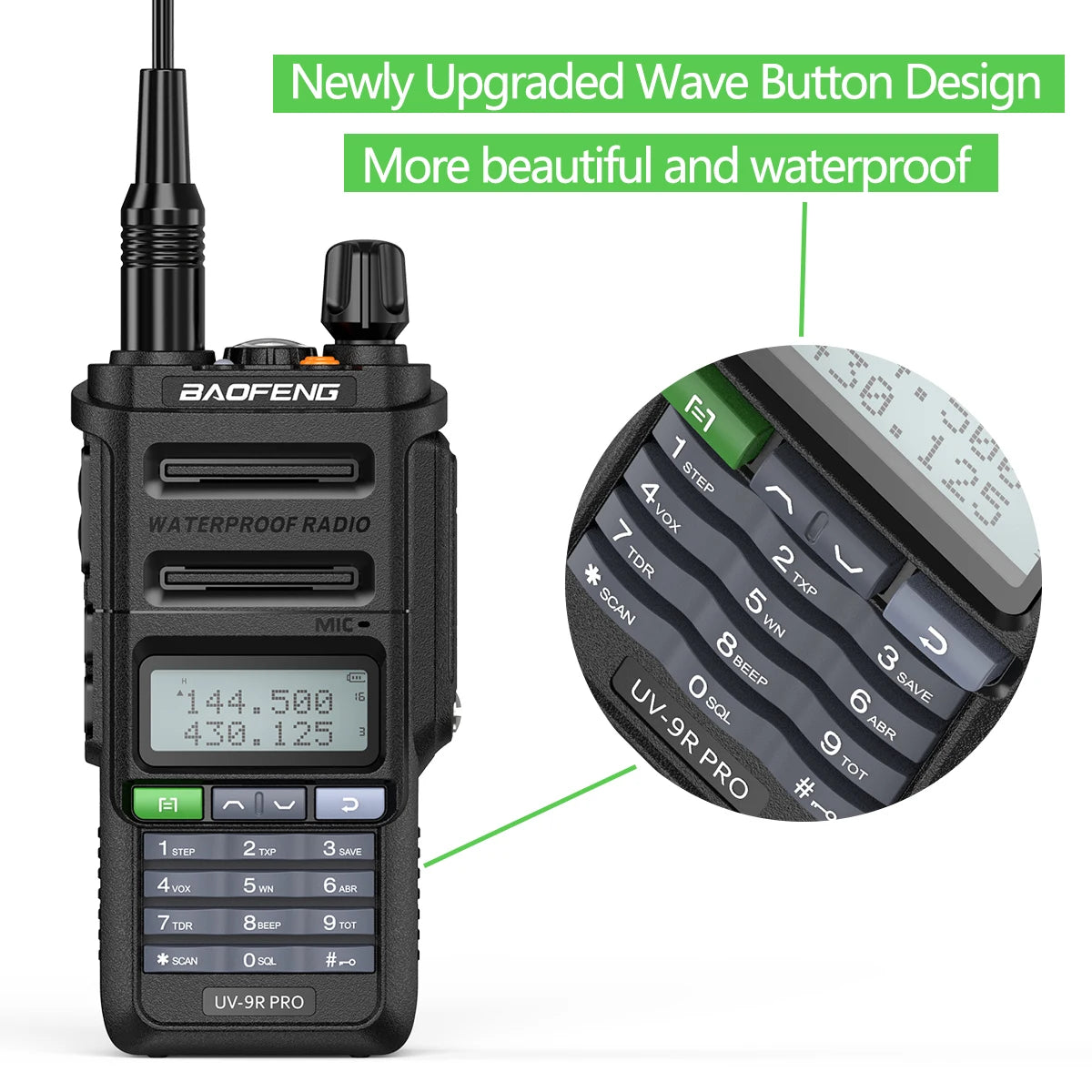 Baofeng UV-9R Pro Walkie Talkie