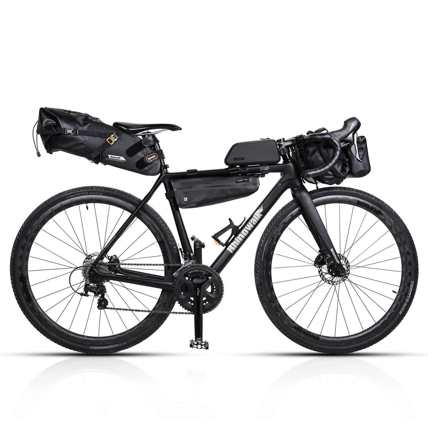 Rhinowalk Bike Bag Set – Waterproof Handlebar, Pannier & Saddle Bags for MTB & Road Bikes