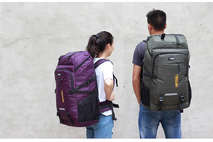 80L/50L Large Capacity Outdoor Hiking & Camping Backpack – Travel Rucksack for Men & Women