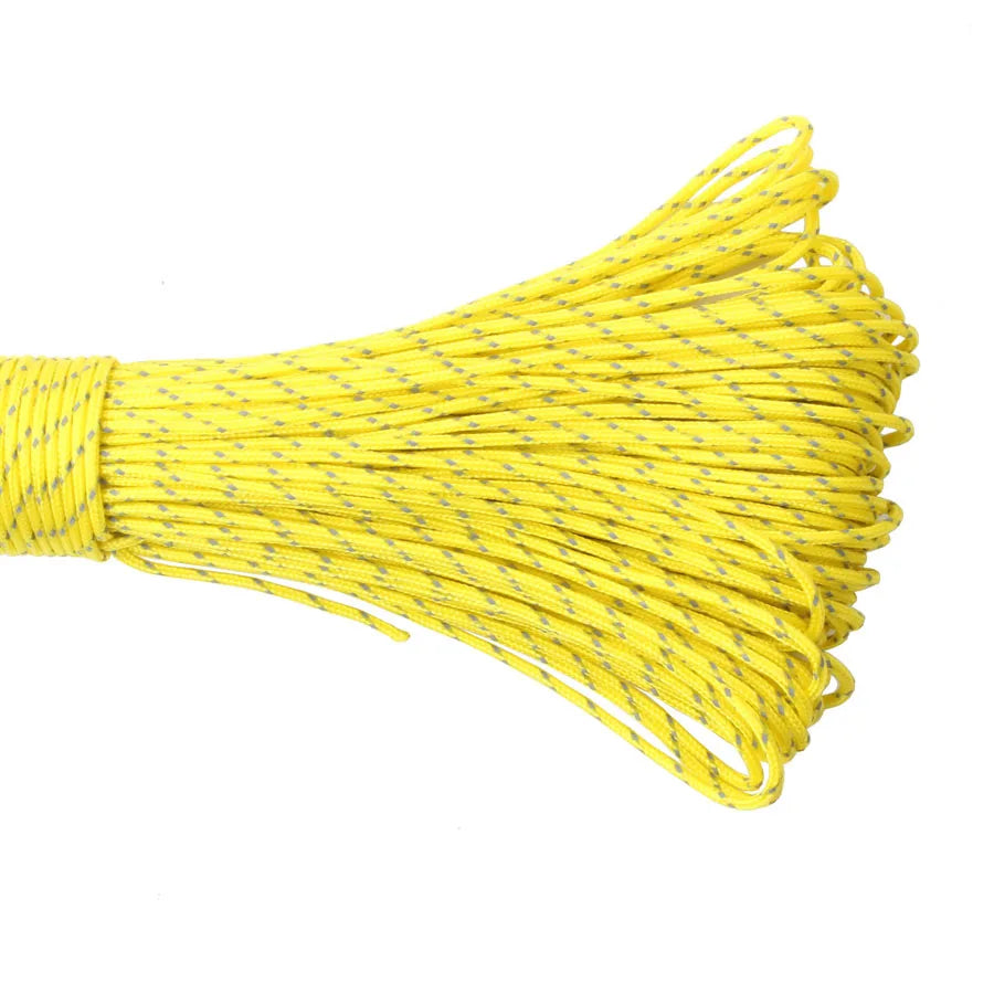 CAMPINGSKY Paracord 2mm Reflective Rope