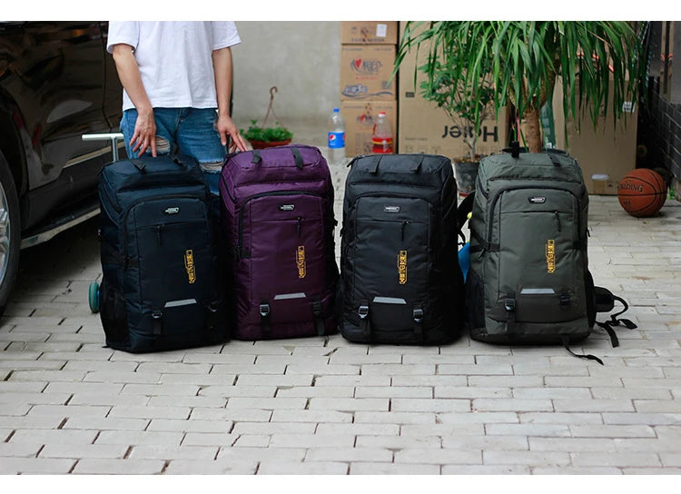 80L/50L Large Capacity Outdoor Hiking & Camping Backpack – Travel Rucksack for Men & Women