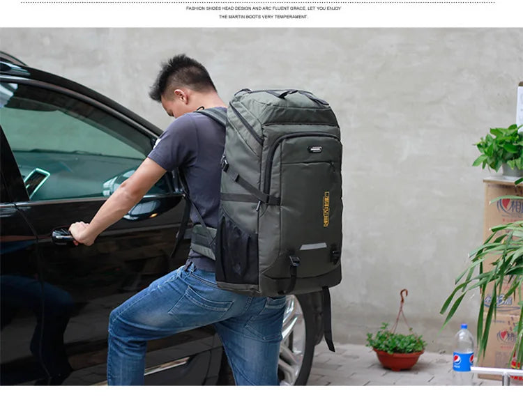 80L/50L Large Capacity Outdoor Hiking & Camping Backpack – Travel Rucksack for Men & Women