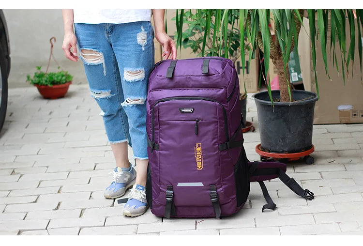 80L/50L Large Capacity Outdoor Hiking & Camping Backpack – Travel Rucksack for Men & Women