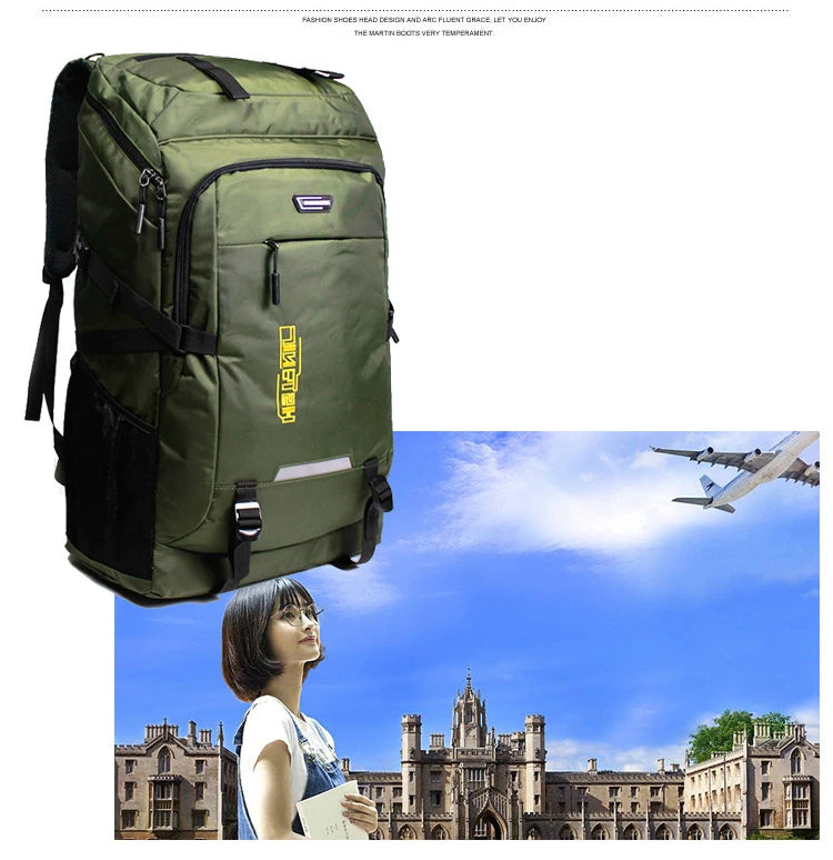 80L/50L Large Capacity Outdoor Hiking & Camping Backpack – Travel Rucksack for Men & Women