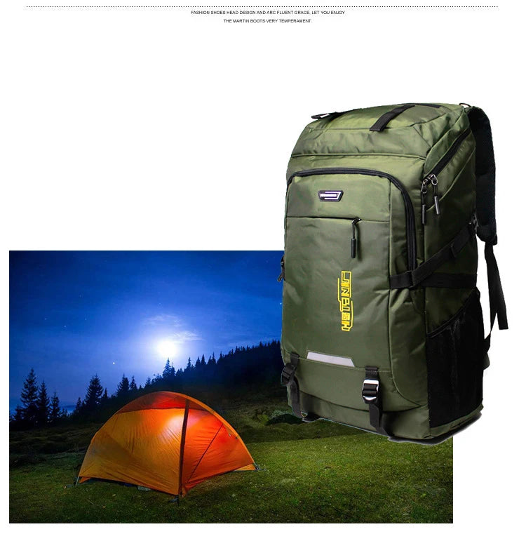 80L/50L Large Capacity Outdoor Hiking & Camping Backpack – Travel Rucksack for Men & Women