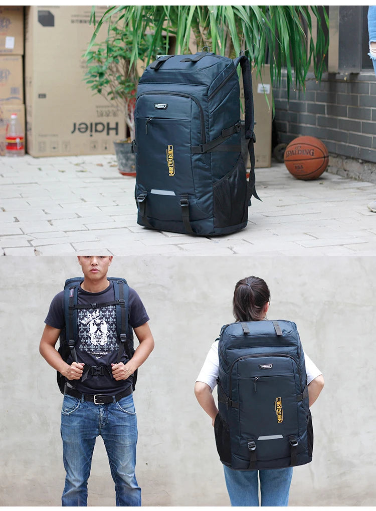 80L/50L Large Capacity Outdoor Hiking & Camping Backpack – Travel Rucksack for Men & Women
