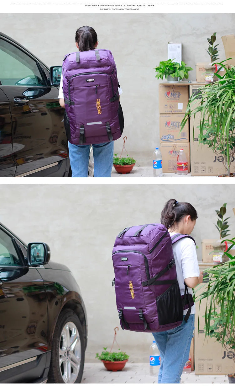 80L/50L Large Capacity Outdoor Hiking & Camping Backpack – Travel Rucksack for Men & Women